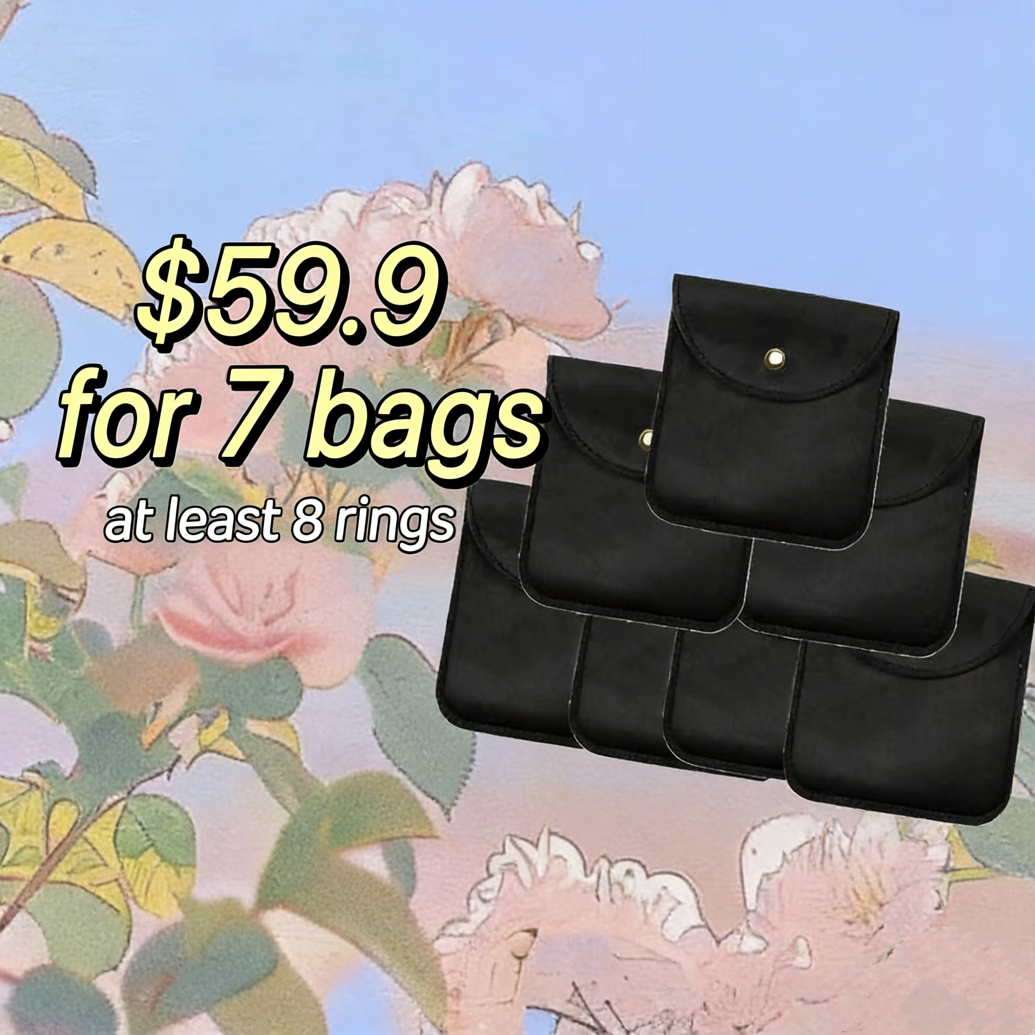 Surprise Ring Blind bags|for 7 bags(at least 8 rings)